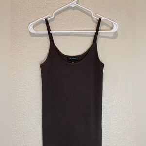 St John knit tank size P brown ribbed